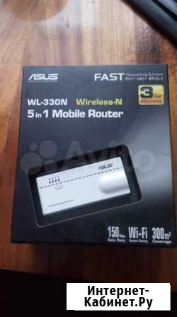 Роутер мобильнный Wi-Fi asus WL- 330N Абакан - изображение 1
