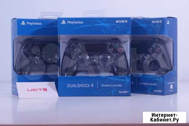 Геймпад playstation dualshock 4 black (Новый) Уфа - изображение 1