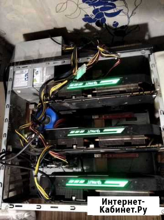 Майнинг ферма, Видеокарта Geforce 1070-3шт Улан-Удэ - изображение 1
