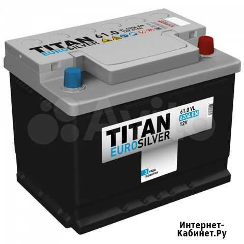 Аккумулятор акб 6ст-60 о.п titan silver Майкоп - изображение 1