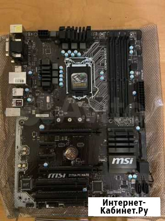 Материнская плата MSI Z170A + asus xonar DG Горно-Алтайск - изображение 1