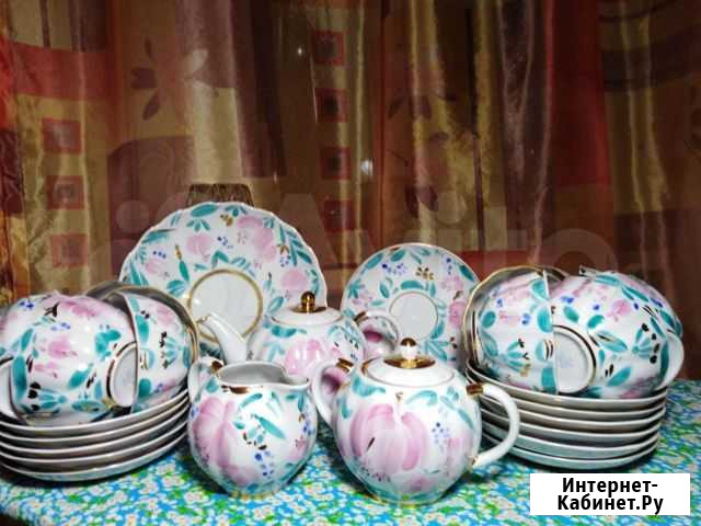 Сервиз чайный лфз Тюльпан СССР Самара - изображение 1