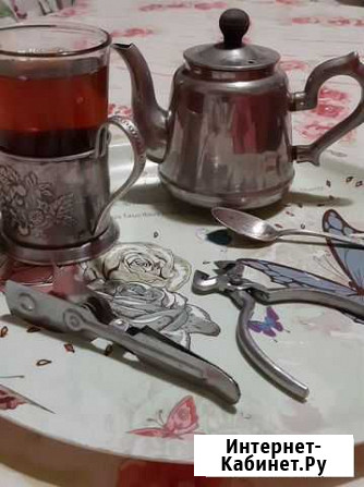 Заварочный чайник,щипцы и кусачки для сахара,подст Набережные Челны - изображение 1