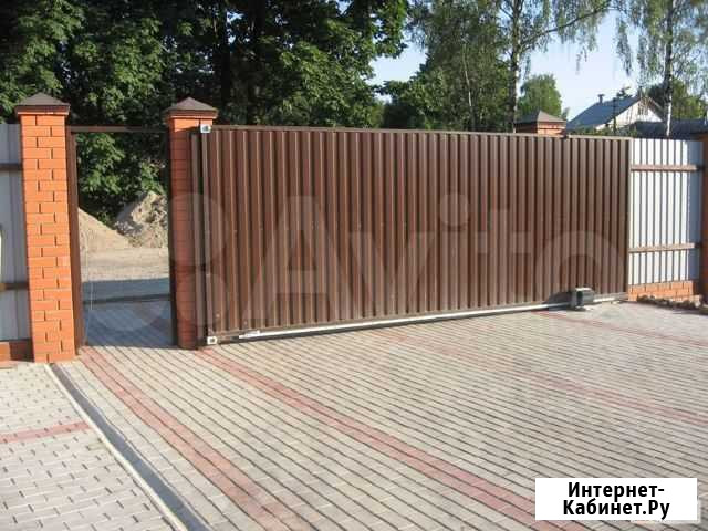 Ворота сдвижные уличные Верхние Татышлы - изображение 1