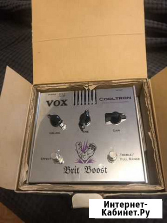 Гитарная педаль vox brit boost Воронеж - изображение 1