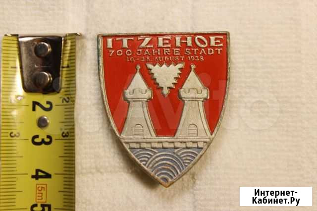 Значок Itzehoe 1938 год 3 Рейх Германия оригинал Пермь - изображение 1