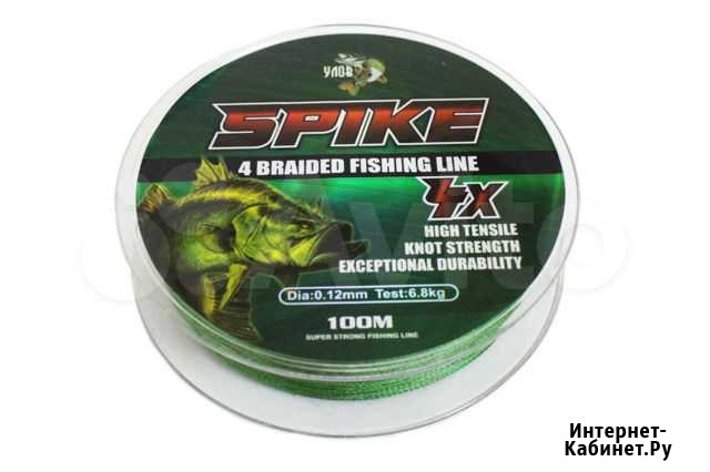 Леска плетенка Spike, 100м Барнаул - изображение 1