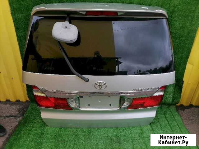 Дверь 5-я (дверь багажника) Toyota Alphard ANH10 A Мосрентген - изображение 1