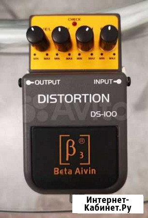 Педаль перегруза для гитары Beta Alvin Distortion Самара - изображение 1