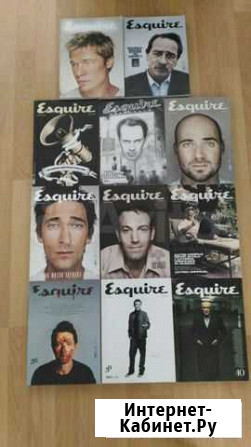 Журналы Esquire, 2007-2009, 11 штук Кострома - изображение 1