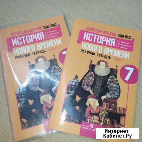 Рабочие тетради Истории Нового Времени 7 класс 2 ч Рассказово - изображение 1
