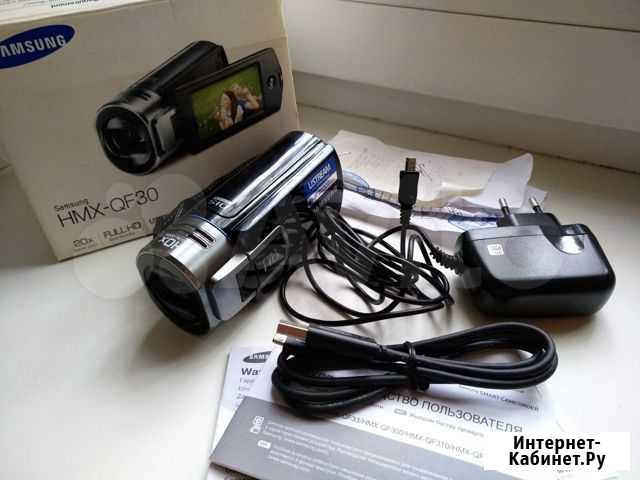 Видеокамера Full HD samsung HMX-QF30 Black Москва - изображение 1