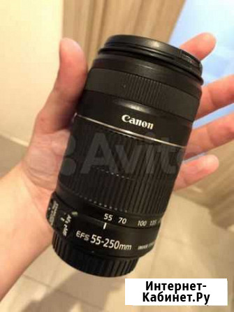 Объектив canon 55-250 Нижнекамск - изображение 1