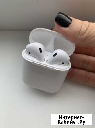 Беспроводные наушники apple airpods оригинал Челябинск - изображение 1
