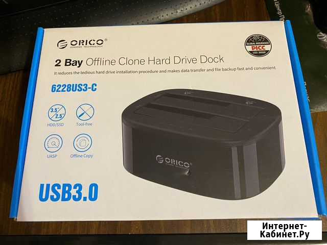 Док-станция для HDD 2.5/3.5 orico 6228US3-C Blac Санкт-Петербург - изображение 1
