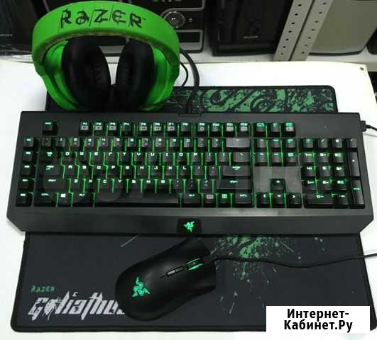 Игровой наборRazer клавиатура/мышь/наушники/коврик Краснодар - изображение 1