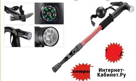 Трость (торг)(телескопическая) + LED фонарик+ комп Нижний Новгород - изображение 1