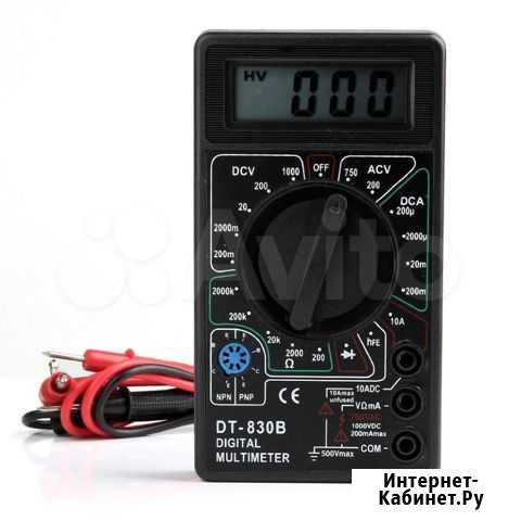 Новый Мультиметр DT-830B Екатеринбург - изображение 1