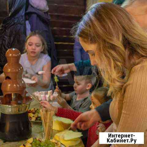 Шоколадный фонтан. Фондю из шоколада Москва