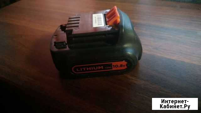 Батарея от шуруповерта black+decker 10.8v Краснодар - изображение 1