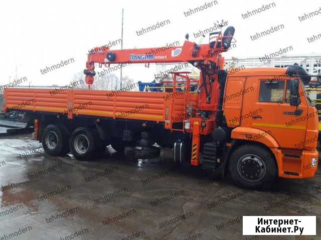 Камаз манипулятор 65115 с кму Kanglim-1256GII Тамбов - изображение 1