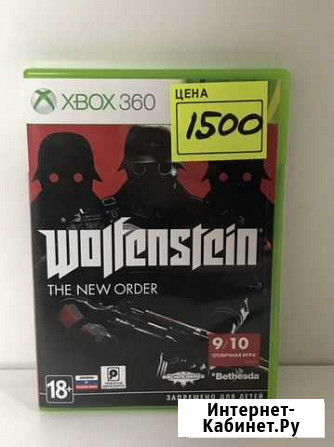 Диск Wolfenstein New order для приставки Xbox 360 Рязань - изображение 1