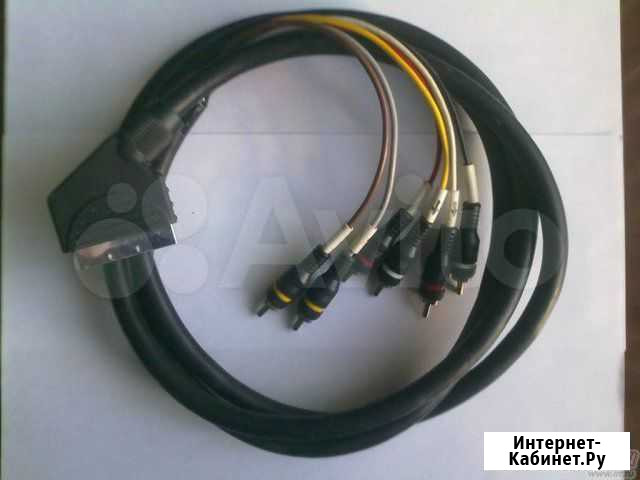 Межблочный кабель scart-6RCA alda superior cable Севастополь - изображение 1