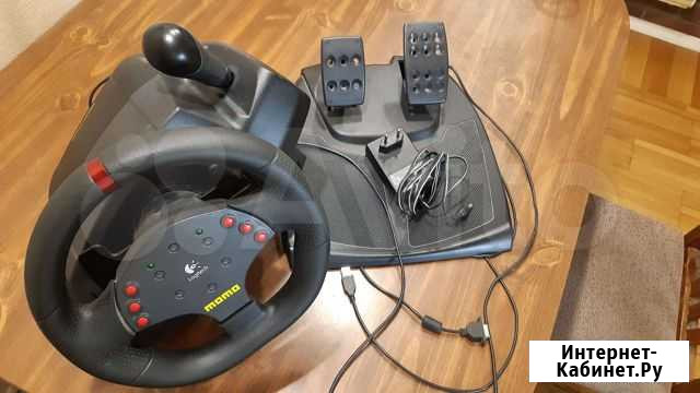 Руль игровой Logitech momo racing Тула - изображение 1