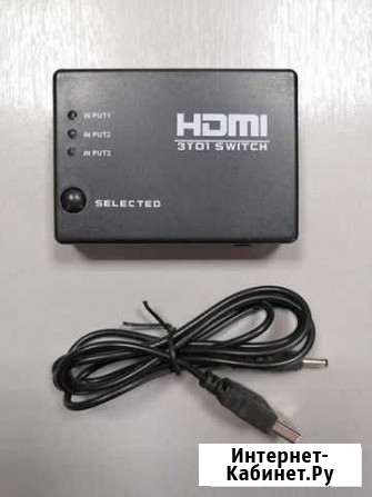Hdmi соединитель switch сигналов c 3 х на 1 Казань - изображение 1