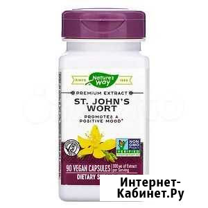Natures Way, St. Johns Wort, 300 mg, 90 капсул Санкт-Петербург - изображение 1