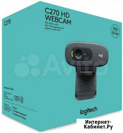 Вебкамера Logitech C270 HD, новая Электросталь - изображение 1