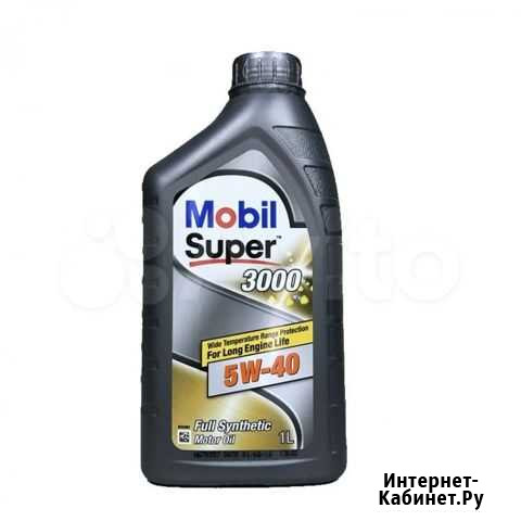 Моторное масло 1 литр Mobil Super 3000 X1 5W-40 Красноярск - изображение 1