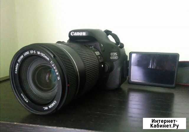 Зеркальный фотоаппарат canon 600d Ярославль - изображение 1