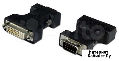 Переходник Dvi гнездо-VGA штекер. Новые Омск - изображение 1