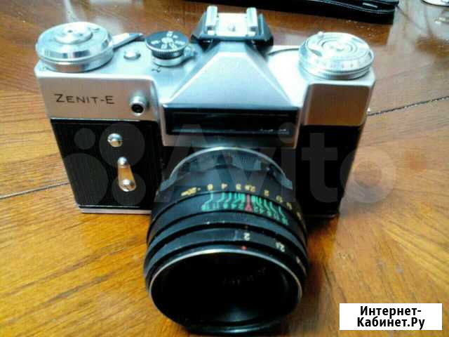 Фотоаппарат Zenit-E с объективом Helios 44-2 58m/2 Санкт-Петербург - изображение 1