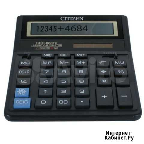 Калькулятор бухгалтерский Citizen SDC-888T Москва - изображение 1