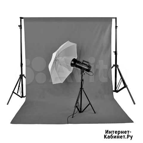 Новый фотофон, 3000*6000 см, серый,черный,синий Волгоград - изображение 1