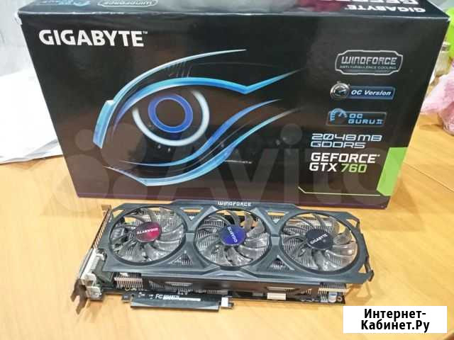 Видеокарта Gigabyte GeForce GTX760 2 Gb Лысьва - изображение 1