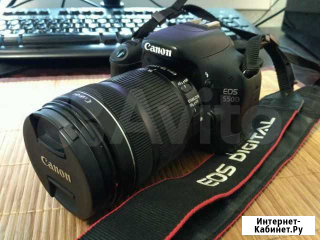 Продам зеркальный фотоаппарат Canon EOS 550D18-135 Санкт-Петербург - изображение 1