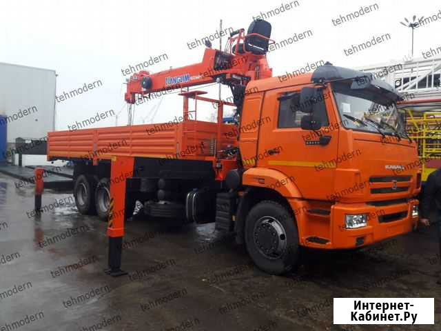 Камаз 65115 с кму Kanglim-1256GII манипулятор Азов - изображение 1