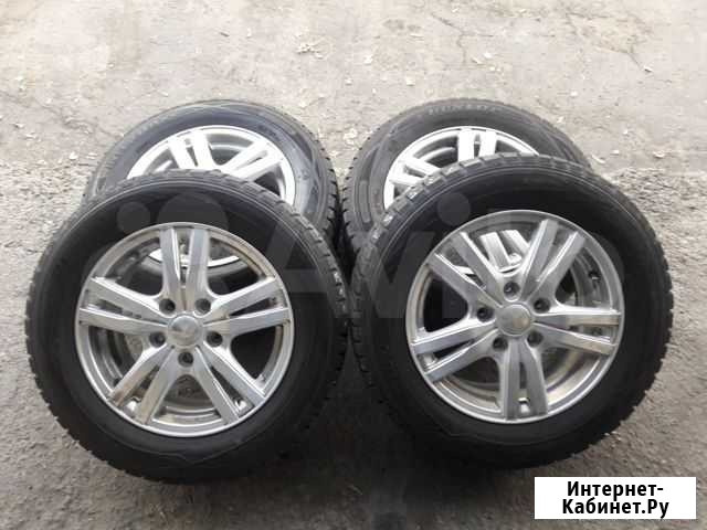 Шинком комплект литых дисков 5*114.3 R15 Dunlop Иркутск - изображение 1