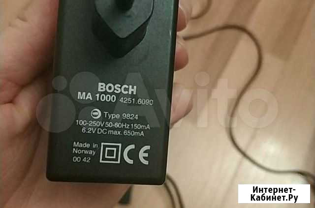 Блок питания bosh 6,2v 650ma Москва - изображение 1