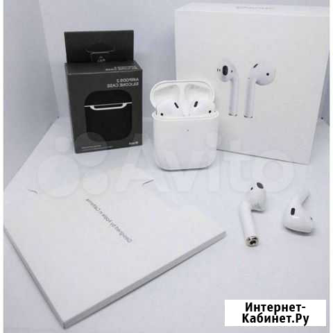 Беспроводные наушники airpods 2 Москва - изображение 1