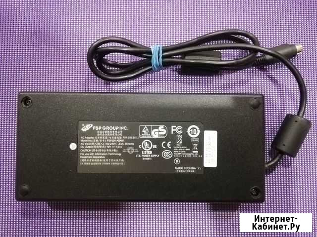 Блок питания для ноутбука dns 19V 11.57A 220W Прокопьевск - изображение 1