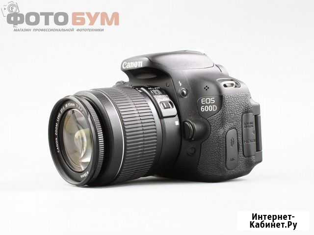Фотоаппарат Canon 600D kit 18-55 IS ll Новосибирск - изображение 1