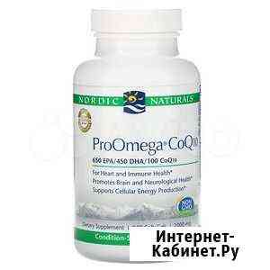 Nordic Naturals, ProOmega CoQ10, 1000 мг, 120 шт Санкт-Петербург