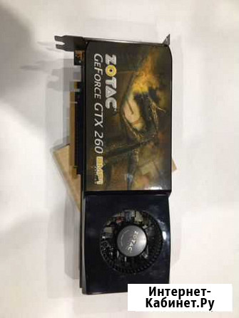 Видеокарта zotac GeForce GTX 260 Екатеринбург - изображение 1