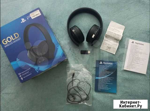 Беспроводные наушники Sony Gold Нягань - изображение 1