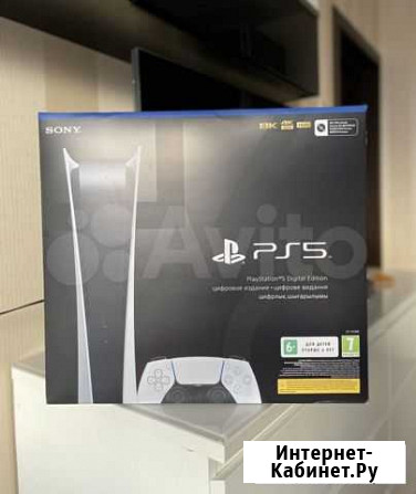 Sony Playstation 5 Digital Edition (Ростест) Москва - изображение 1