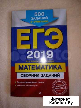Егэ по математике 2019 Кочагин Кочагина Уфа - изображение 1